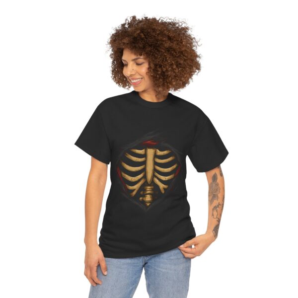Skeleton Ribcage Graphic Tee - Image 7