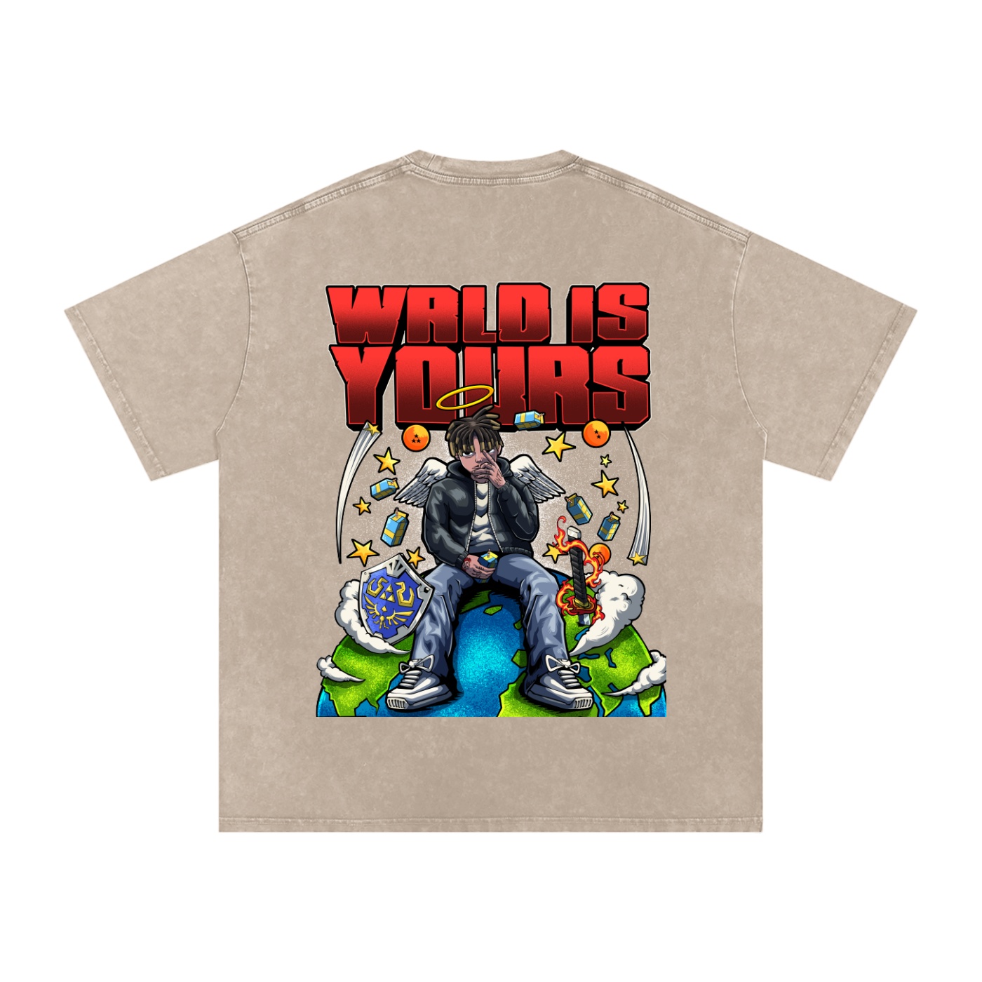 Wrld Washed Tee - Image 10