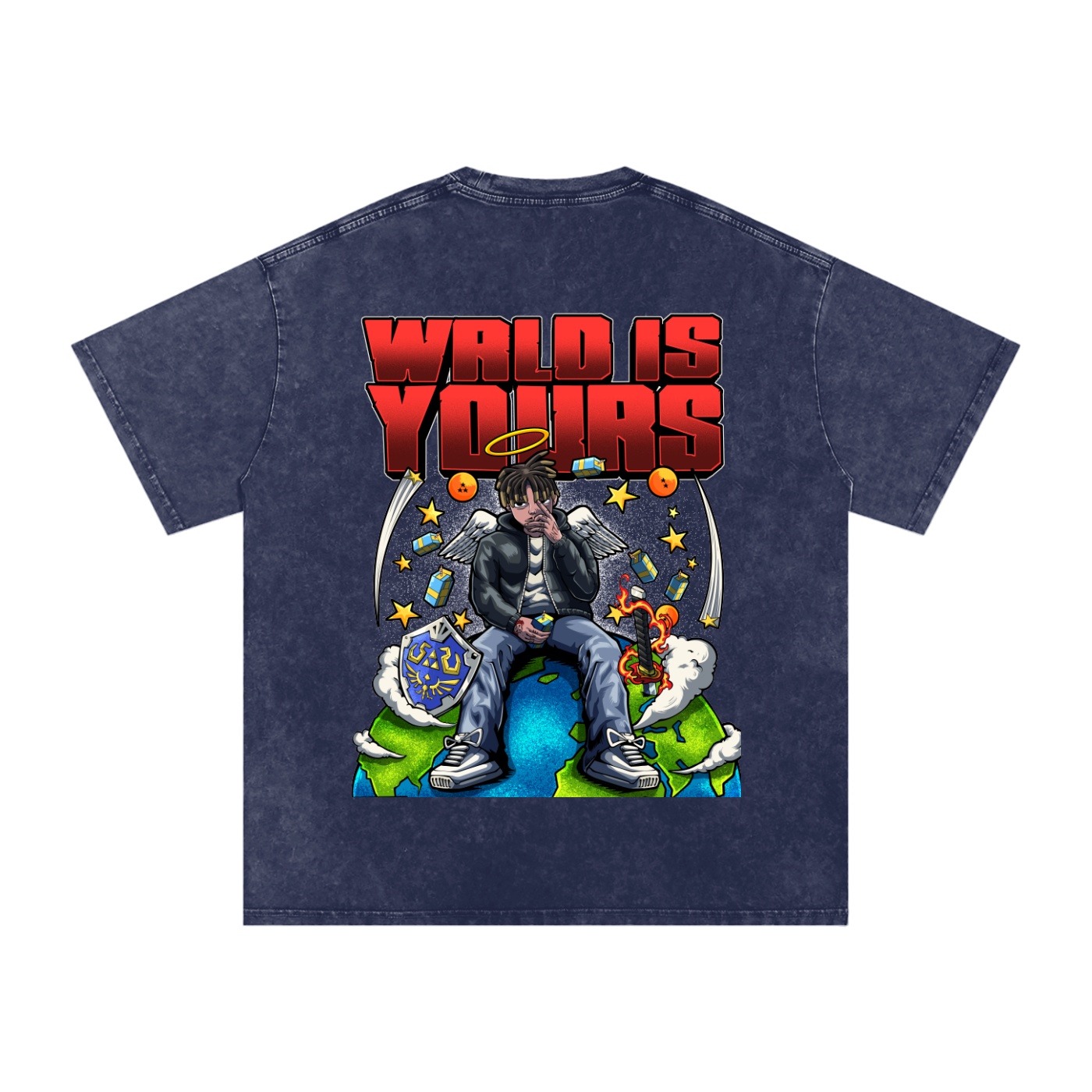 Wrld Washed Tee - Image 14
