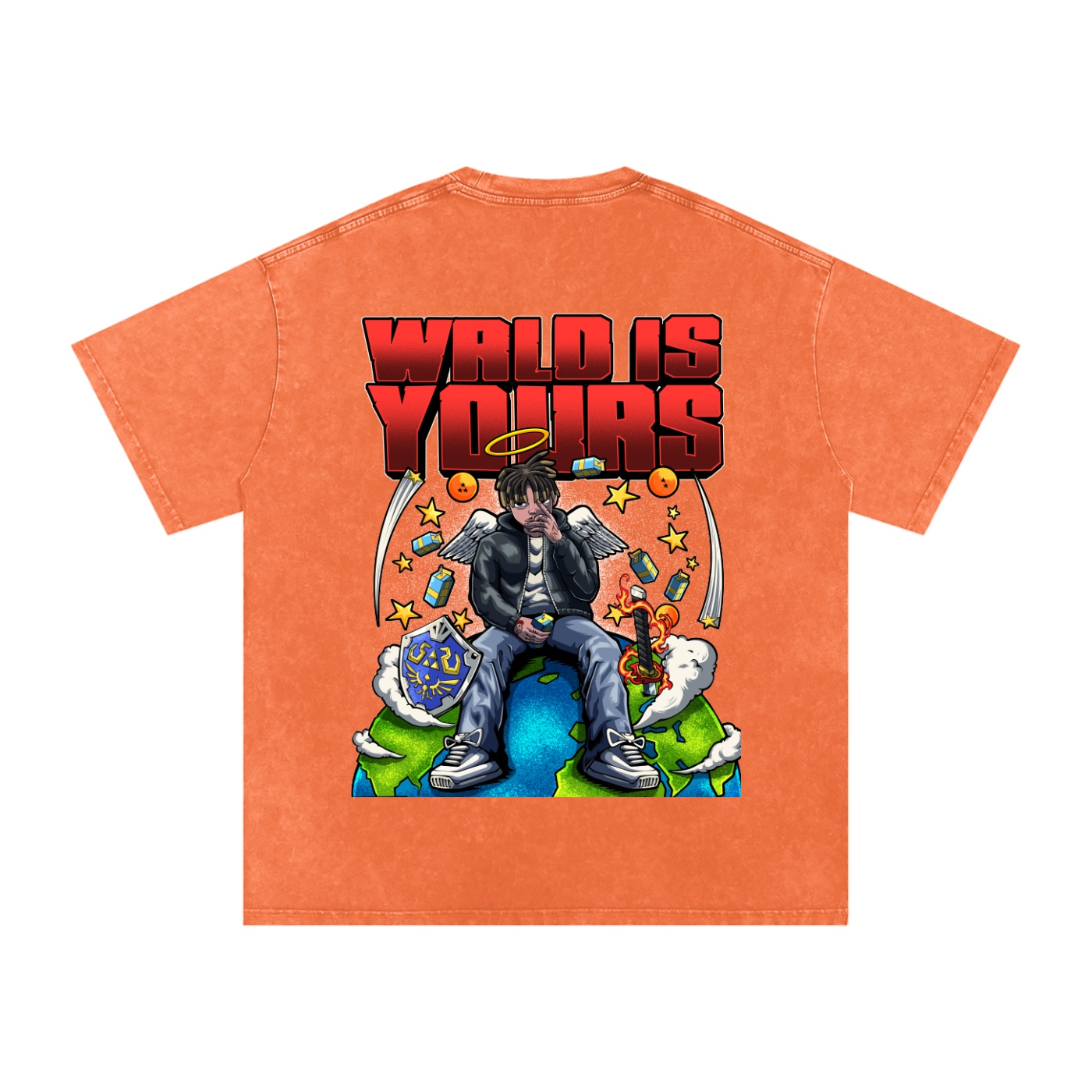 Wrld Washed Tee - Image 6