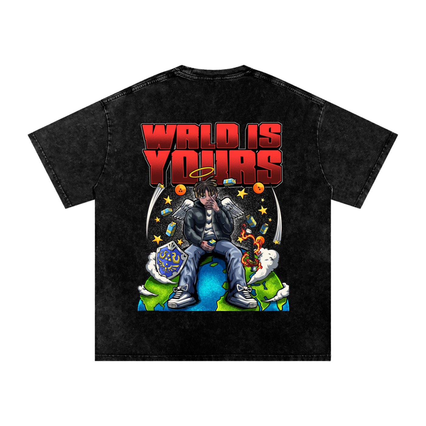 Wrld Washed Tee