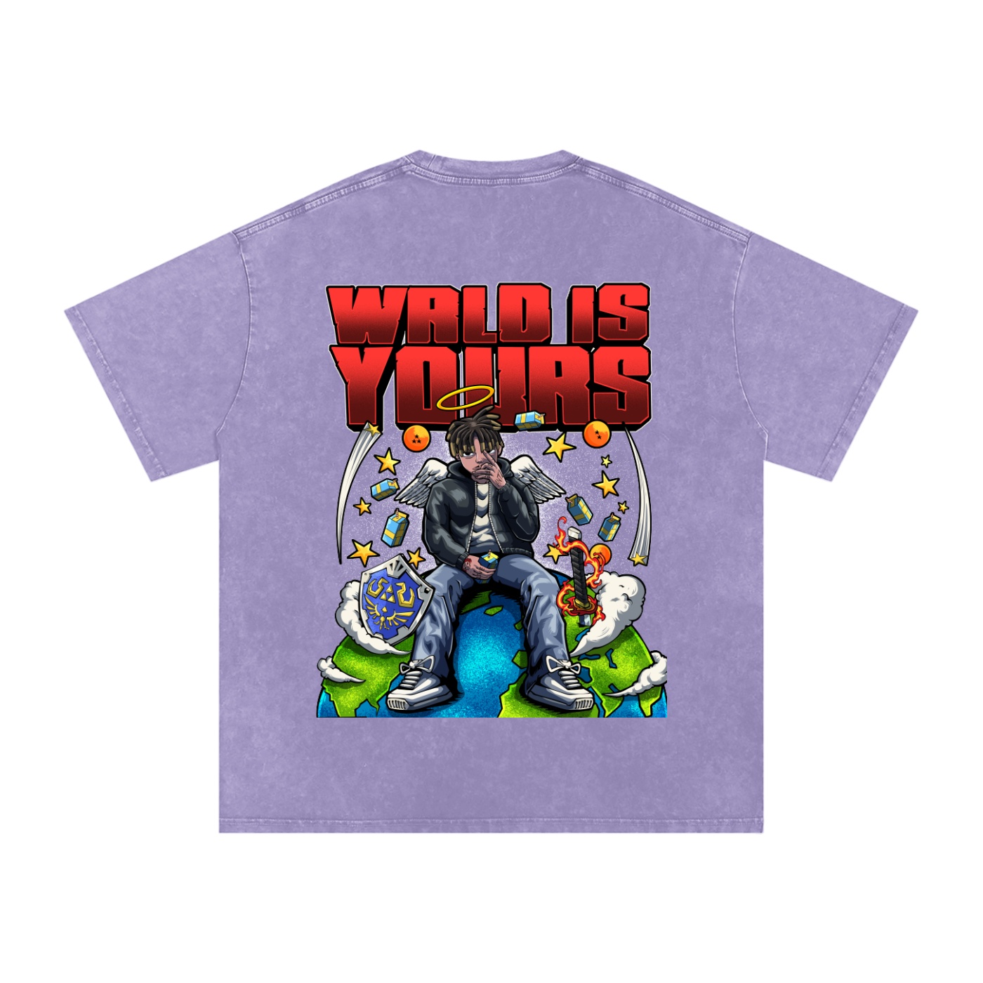 Wrld Washed Tee - Image 4