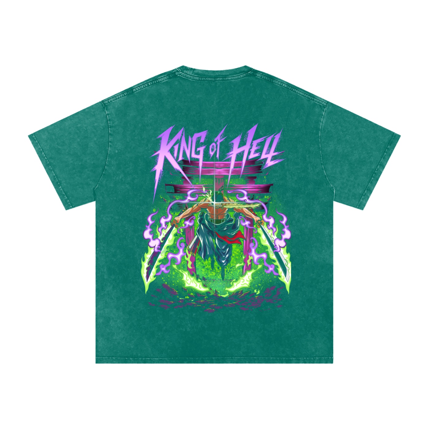King of Hell Washed Tee - Image 10